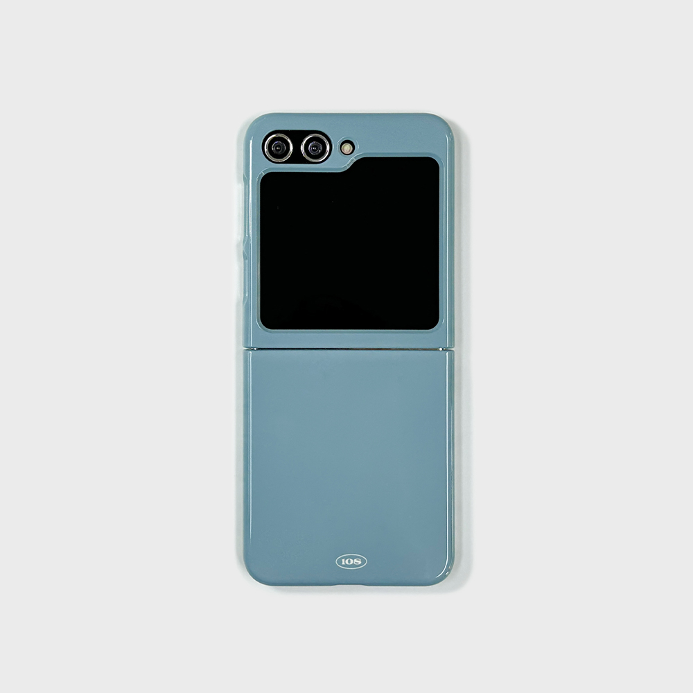 108seoul[Galaxy Z Flip] 108 GHOST BLUE (glossy-slim-hard)