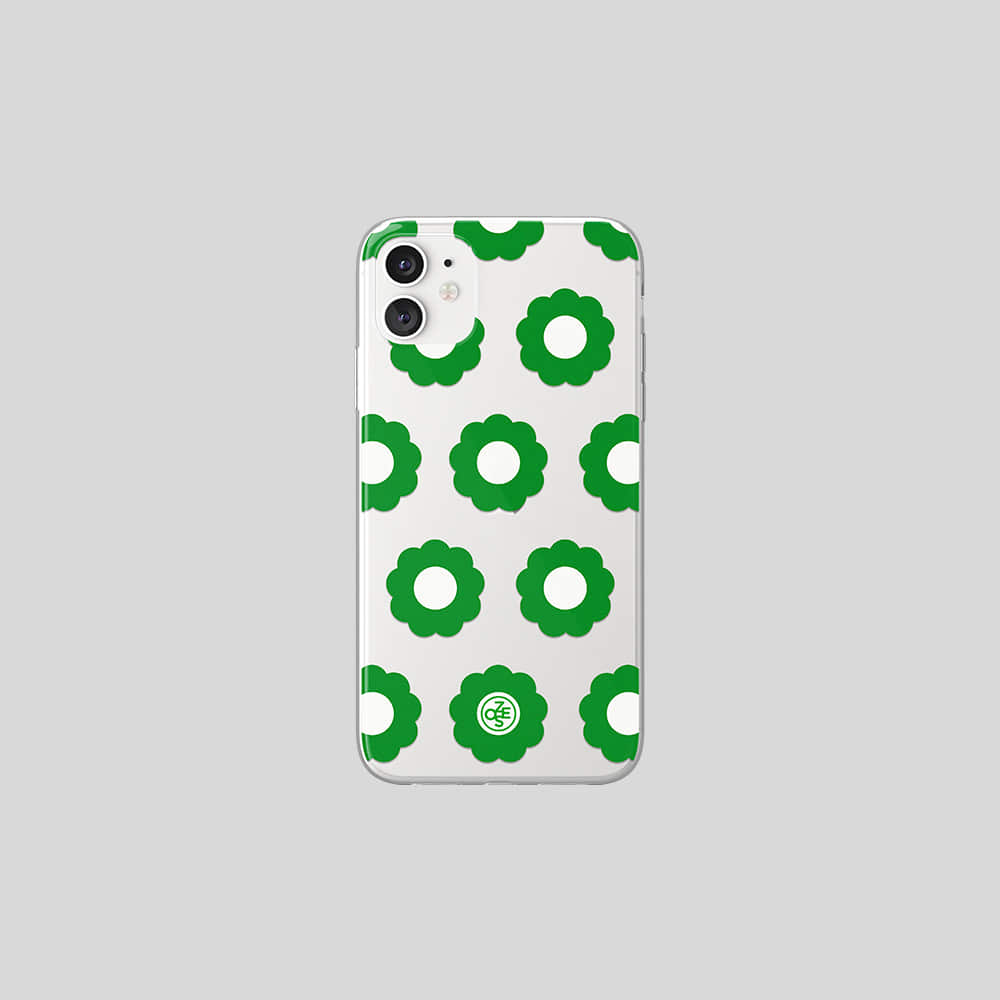 108seoulPANSY BLOSSOM jelly case_green(big)