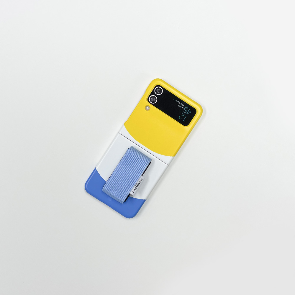 108seoul[Galaxy Z Flip] 108 MINI HANG-ON(30mm) SIMPSON HOMER(slim-hard)