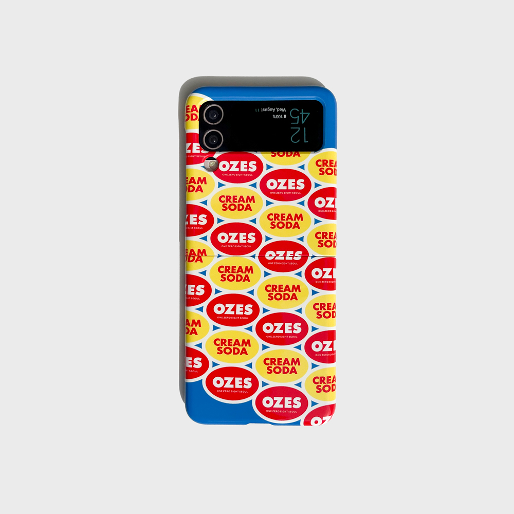 108seoul[Galaxy Z Flip] 108 CREAM SODA (glossy-slim-hard)